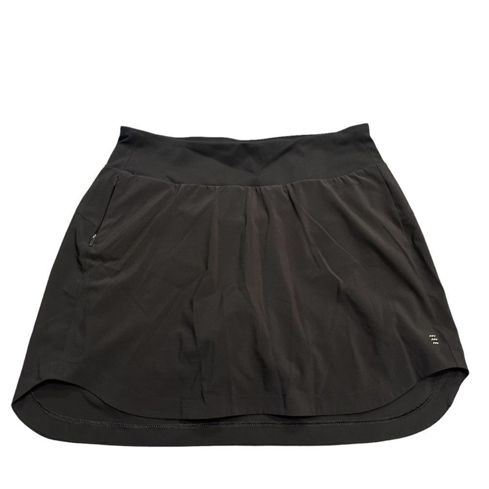 Free Flying Black Athletic Sport Tennis Mini Shorts Skirt